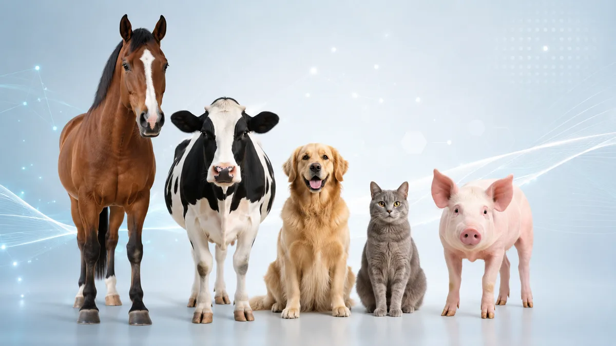Biblioteca veterinária sendo organizada digitalmente